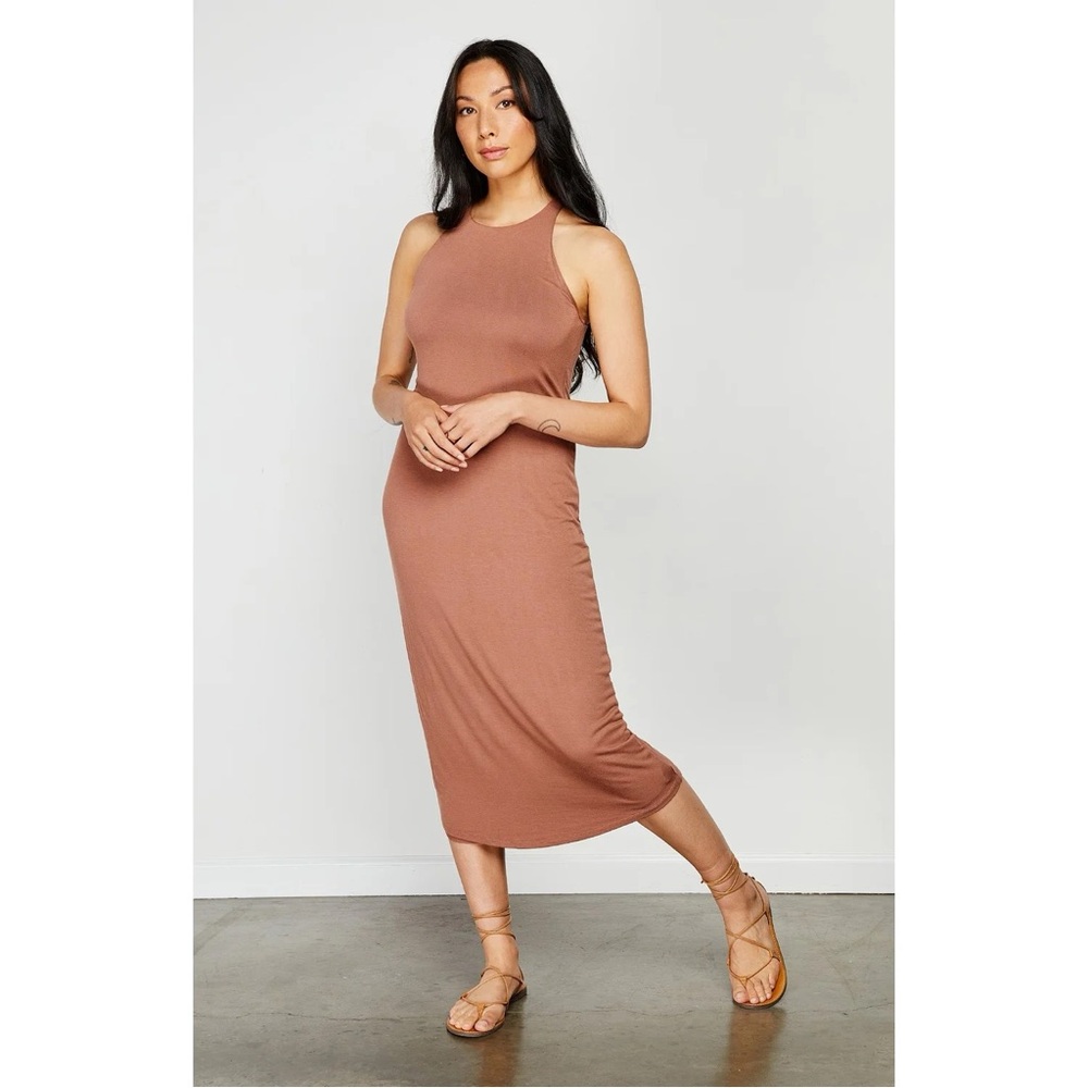 Gentle fawn Midi Dress in clove